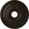 Ekena Millwork Orleans Ceiling Medallion (Fits Canopies up to 4 5/8"), 17 5/8"OD X 3 5/8"ID X 1 7/8"P, Stone Hearth CM17OLSHF - alternate 1
